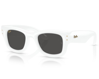 Óculos de Sol Ray Ban A$ap Rocky Wayfarer Puffer Branco RB4940 67187-47