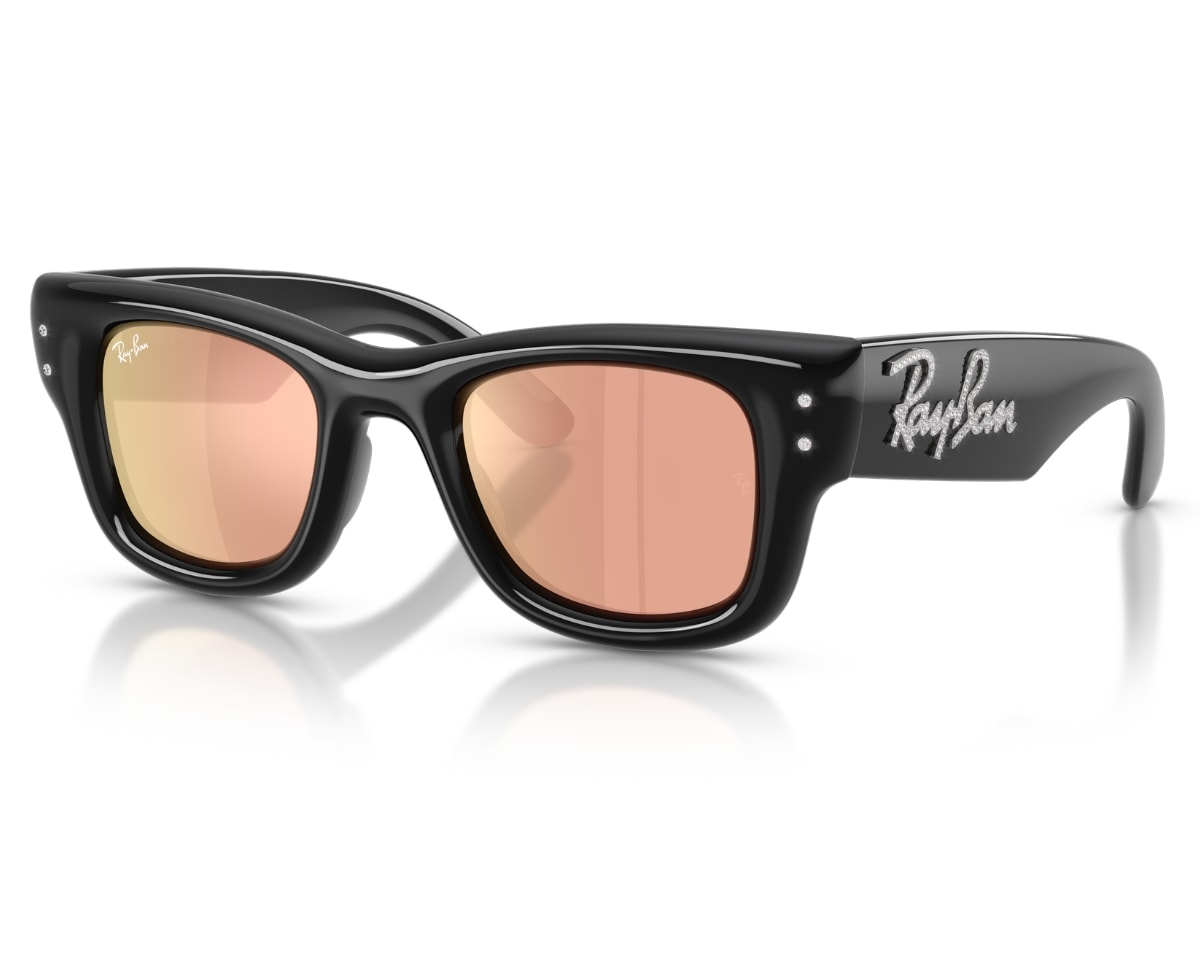 Óculos de Sol Ray Ban Mega Wayfarer A$AP Rocky Blacked Out RB0840S