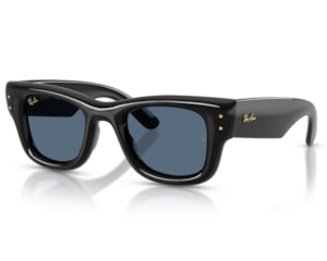 Óculos de Sol Ray Ban A$ap Rocky Wayfarer Puffer Preto RB4940 60180-47