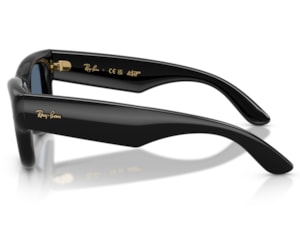 Óculos de Sol Ray Ban A$ap Rocky Wayfarer Puffer Preto RB4940 60180-47