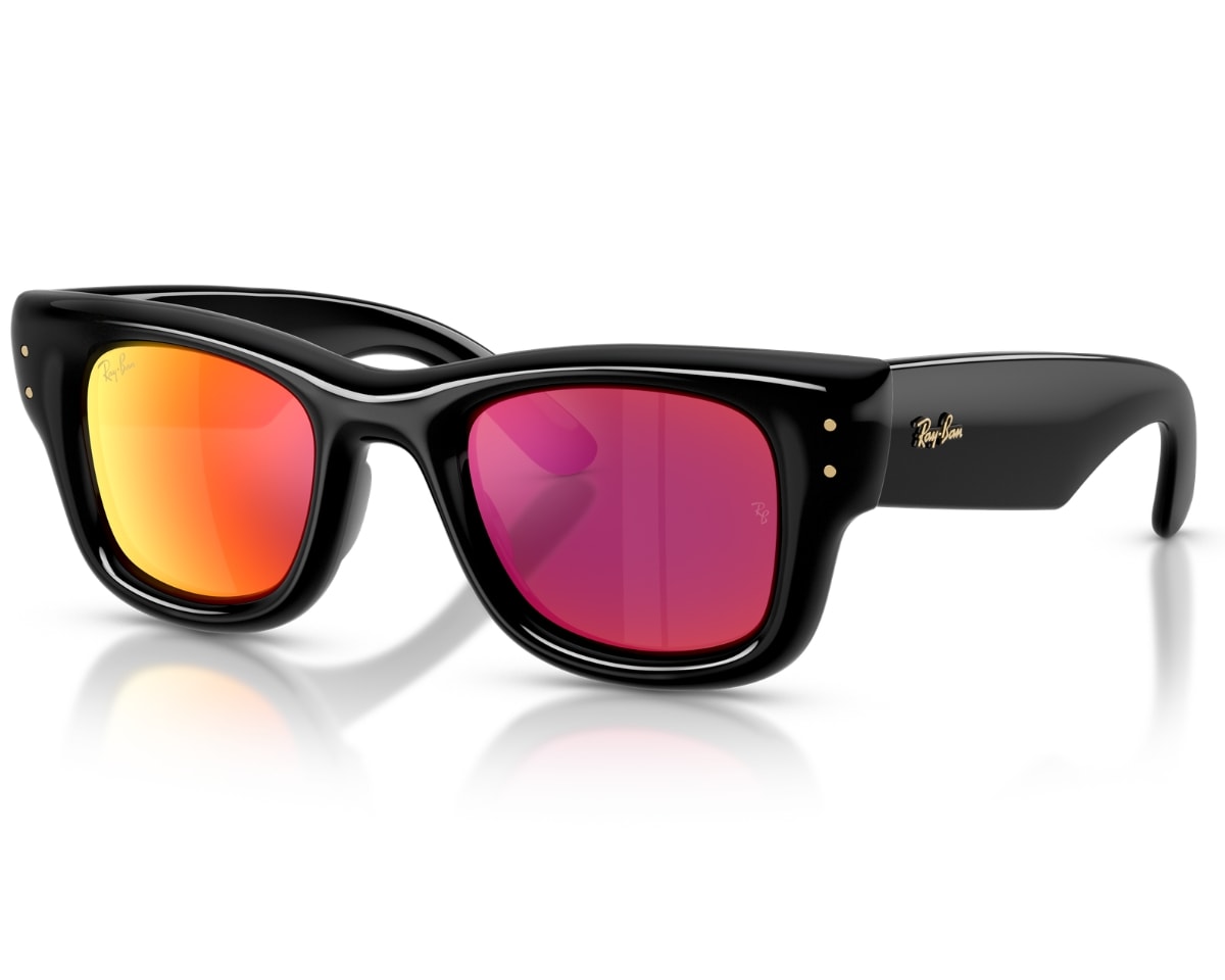 Óculos de Sol Ray Ban A$ap Rocky Wayfarer Puffer Preto RB4940
