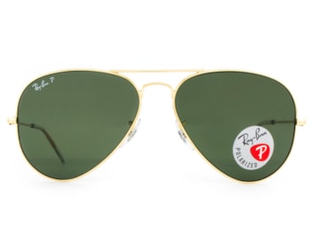Óculos de Sol Ray Ban Aviador Polarizado RB3025L 001/58-58