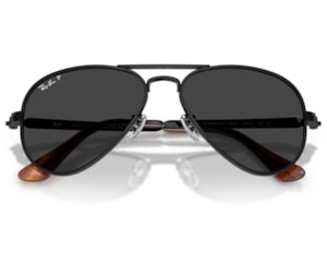 Óculos de Sol Ray Ban Aviator Max Preto Polarizado RB3925 00248-62