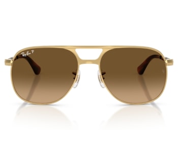 Óculos de Sol Ray Ban Bill Max Dourado Polarizado RB3793 001/M2-56