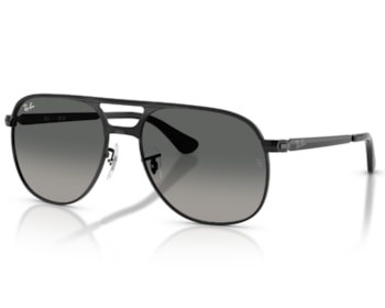 Óculos de Sol Ray Ban Bill Max Preto Cinza RB3793 002/71-56