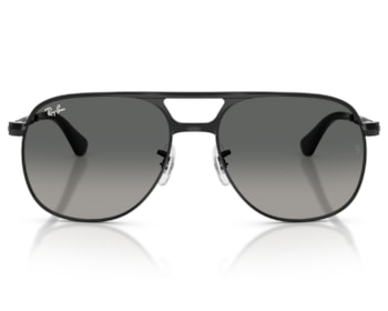 Óculos de Sol Ray Ban Bill Max Preto Cinza RB3793 002/71-56