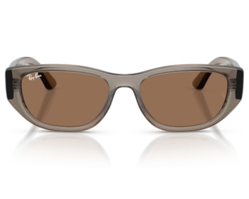 Óculos de Sol Ray Ban Bio Based Marrom Translúcido RB4476L 145573-53