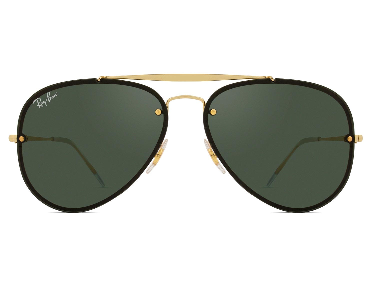 Óculos de Sol BLAZE AVIATOR em Dourado-arista e Verde-escuro