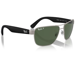 Óculos de Sol Ray Ban Brushed Gunmetal Polarizado RB3745L 041/9A-63