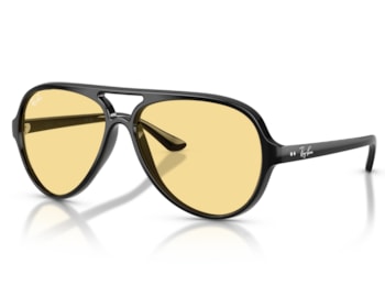 Óculos de Sol Ray Ban Cats 5000 Preto Amarelo RB4125 601R6-59