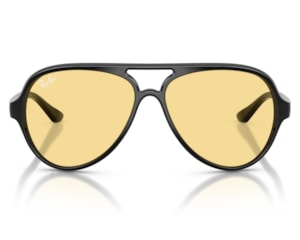 Óculos de Sol Ray Ban Cats 5000 Preto Amarelo RB4125 601R6-59