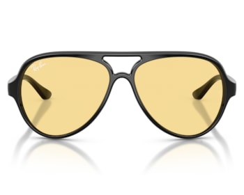 Óculos de Sol Ray Ban Cats 5000 Preto Amarelo RB4125 601R6-59