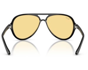 Óculos de Sol Ray Ban Cats 5000 Preto Amarelo RB4125 601R6-59