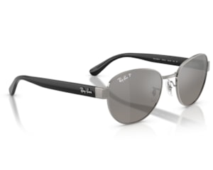 Óculos de Sol Ray Ban Chromance Chumbo Polarizado RB3766CH 0045J-56