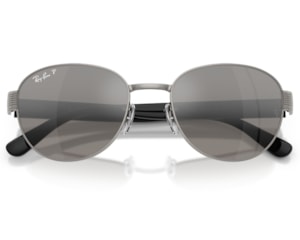 Óculos de Sol Ray Ban Chromance Chumbo Polarizado RB3766CH 0045J-56