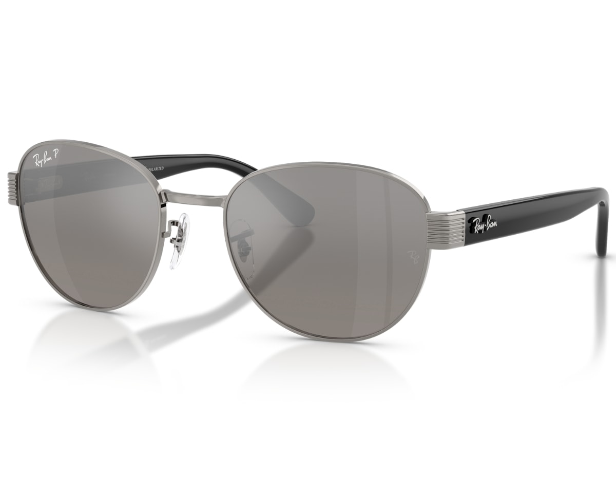 Óculos de Sol Ray Ban Chromance Chumbo Polarizado RB3766CH 0045J-56