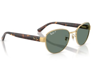 Óculos de Sol Ray Ban Chromance Dourado Polarizado RB3766CH 001O9-56