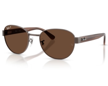 Óculos de Sol Ray Ban Chromance Marrom Polarizado RB3766CH 9259AN-56