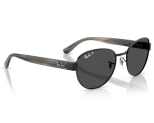 Óculos de Sol Ray Ban Chromance Preto Polarizado RB3766CH 002K8-56