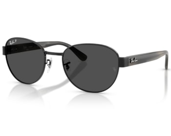 Óculos de Sol Ray Ban Chromance Preto Polarizado RB3766CH 002K8-56