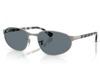 Óculos de Sol Ray Ban Chumbo Azul Polarizado RB3777 0043R-56