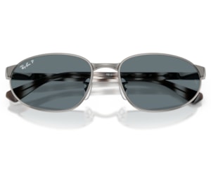 Óculos de Sol Ray Ban Chumbo Azul Polarizado RB3777 0043R-56