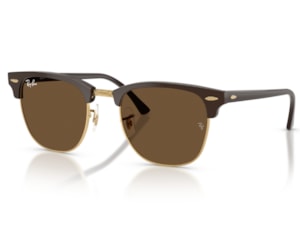 Óculos de Sol Ray Ban Clubmaster Classic Marrom RB3016 687853-51