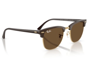 Óculos de Sol Ray Ban Clubmaster Classic Marrom RB3016 687853-51