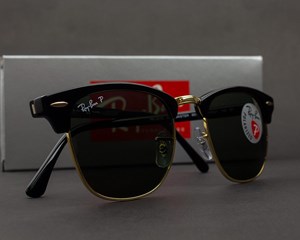 Óculos de Sol Ray Ban Clubmaster Classic Polarizado RB3016 901/58-51 -  Officina 7