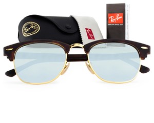 Óculos de Sol Ray Ban Clubmaster Flash RB3016 1145/30-51