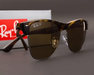 Óculos de Sol Ray Ban Clubmaster Oversized Polarizado RB4175 878/M2-57