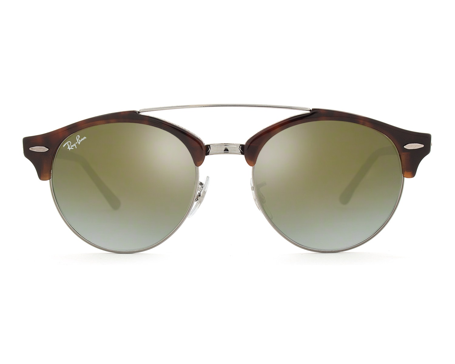 Óculos de Sol Ray Ban Clubround Double Bridge RB4346 6251/9J-51 ...