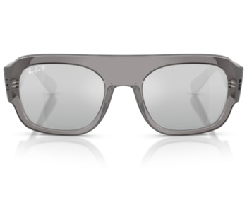 Óculos de Sol Ray Ban Core Cinza Translúcido Polarizado RB2218 668482-55