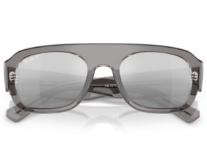 Óculos de Sol Ray Ban Core Cinza Translúcido Polarizado RB2218 668482-55