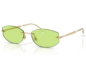 Óculos de Sol Ray Ban Core Timeless Dourado Verde RB3792 001/2-55