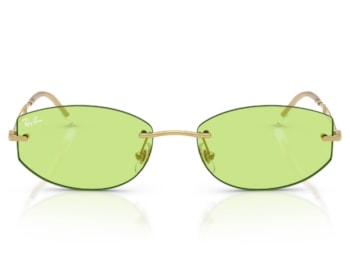 Óculos de Sol Ray Ban Core Timeless Dourado Verde RB3792 001/2-55