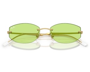Óculos de Sol Ray Ban Core Timeless Dourado Verde RB3792 001/2-55