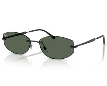 Óculos de Sol Ray Ban Core Timeless Preto Verde RB3792 002/71-55