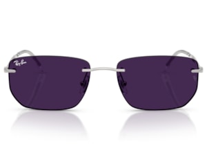 Óculos de Sol Ray Ban Essentials Prata Transitions Ametista RB3768 003MH-56