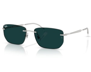 Óculos de Sol Ray Ban Essentials Prata Transitions Esmeralda RB3768 003M1-56