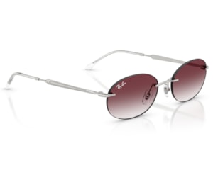 Óculos de Sol Ray Ban Essentials Silver Prata RB3767 0038H-54