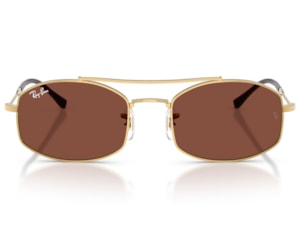Óculos de Sol Ray Ban Evolution Dourado Marrom RB3719 001C5-54