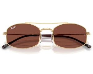 Óculos de Sol Ray Ban Evolution Dourado Marrom RB3719 001C5-54