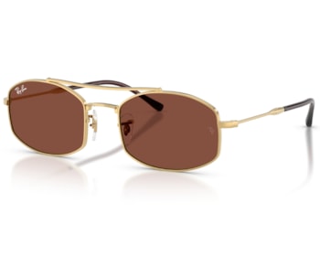 Óculos de Sol Ray Ban Evolution Dourado Marrom RB3719 001C5-54