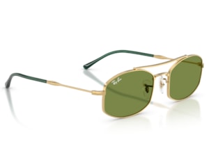 Óculos de Sol Ray Ban Evolution Dourado Verde RB3719 0014E-54