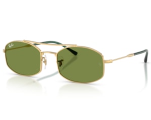 Óculos de Sol Ray Ban Evolution Dourado Verde RB3719 0014E-54