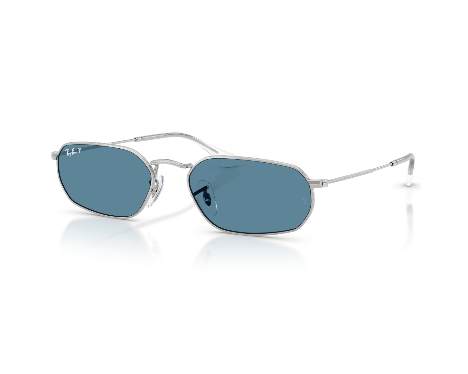 Óculos de Sol Ray Ban Evolution Prata Polarizado RB3947 003S2-57 ...