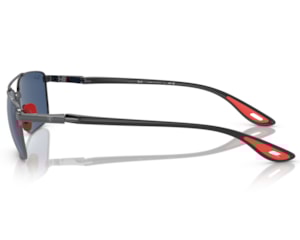 Óculos de Sol Ray Ban Ferrari Gunmetal Dark Blue RB3715M F08580 58