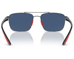 Óculos de Sol Ray Ban Ferrari Gunmetal Dark Blue RB3715M F08580 58