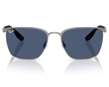 Óculos de Sol Ray Ban Ferrari Prata Azul RB3673M F12480-56